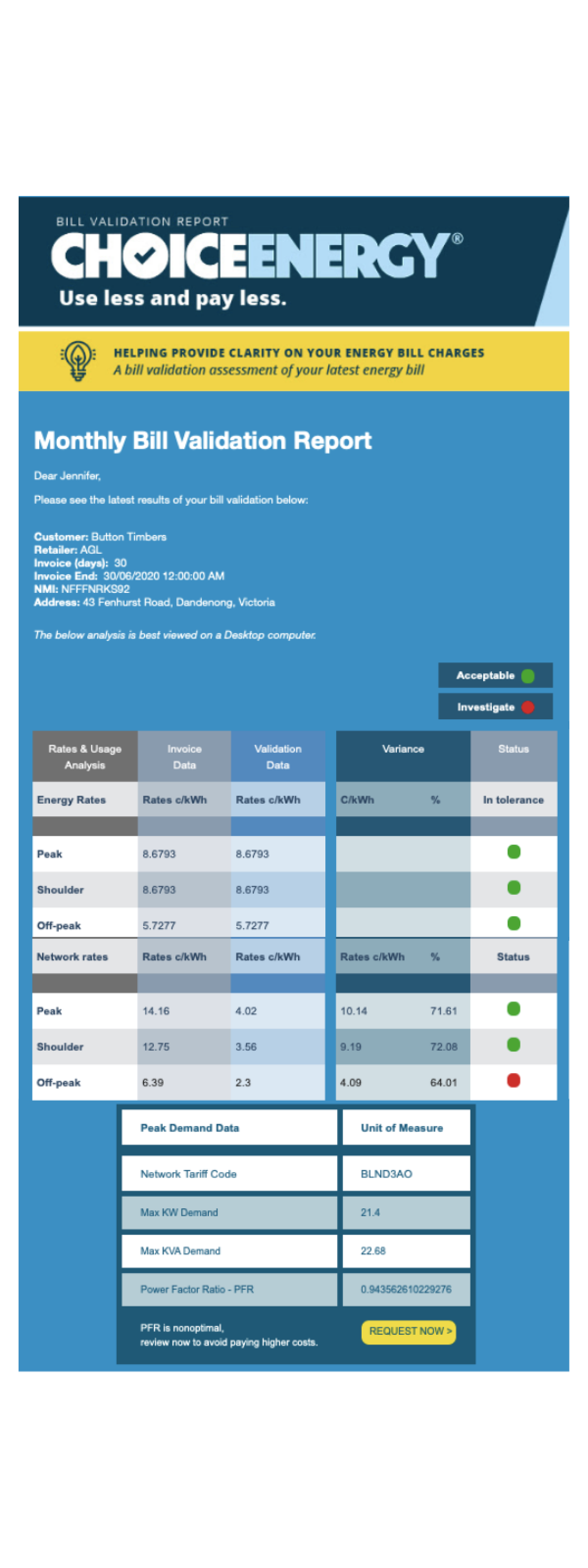 Bill Validation Image